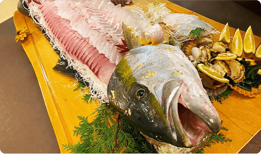 釣った魚を美味しく食べるところまで手配